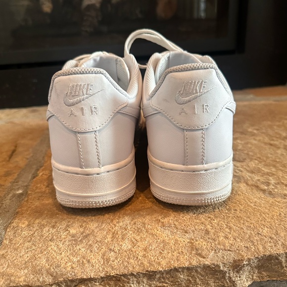 White Nike Air Force 1 Sneakers - Picture 3 of 5